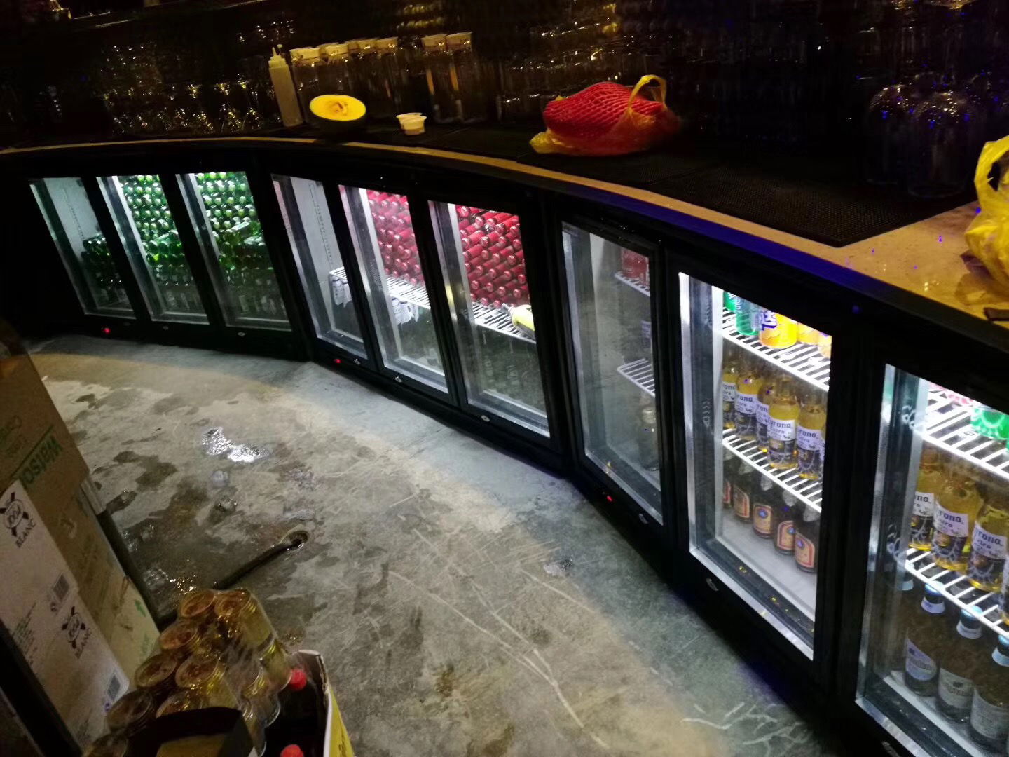 Back bar cooler 丨bottle coolers 丨glass chillers cand Frosters 丨