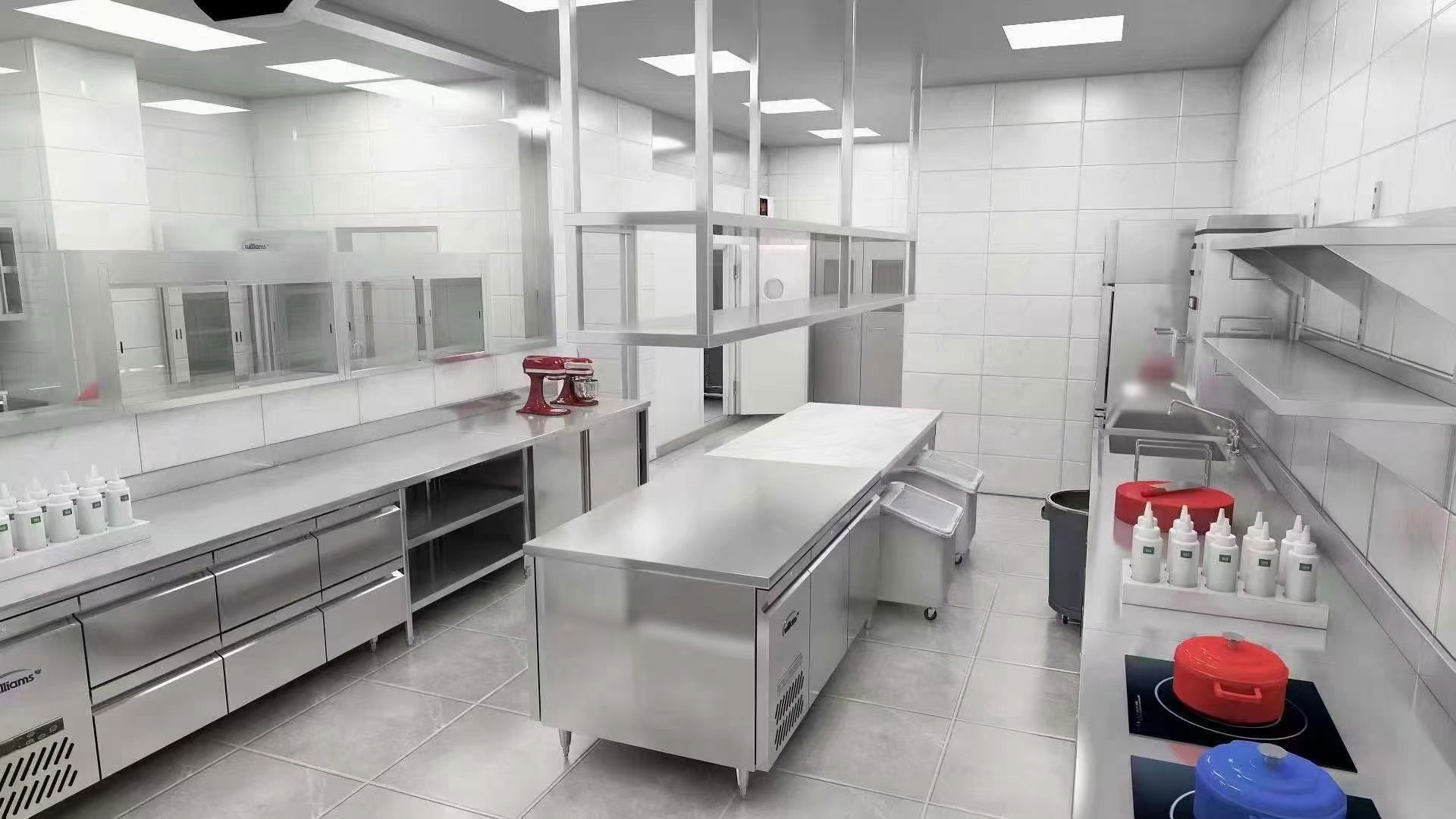 Kitchen equipment case show4