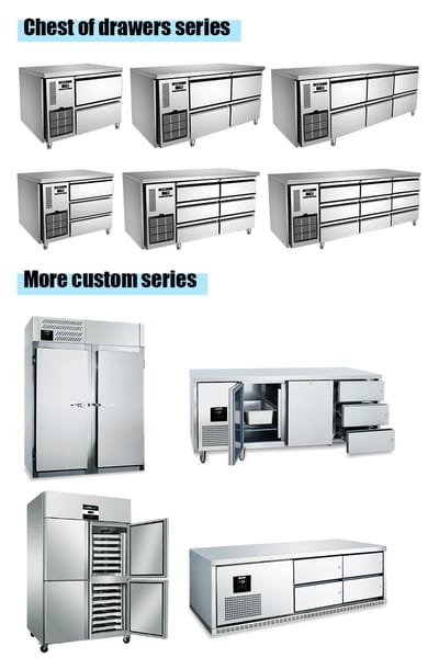 There is more types of undercounter commercial refrigerator