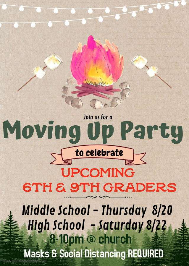Middle School Moving Up Bon Fire Celebration