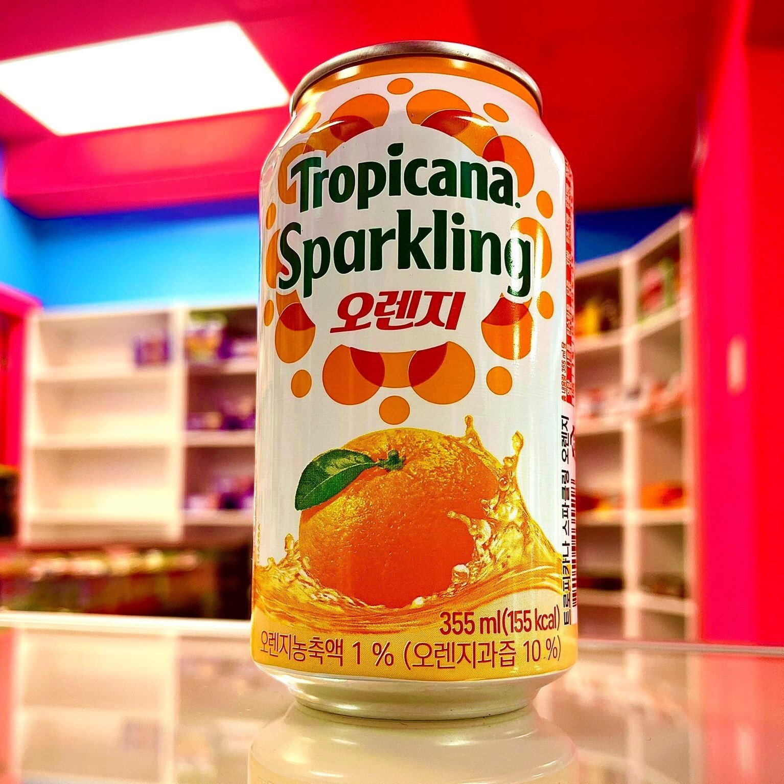 Tropicana Sparkling Orange Soda Korea