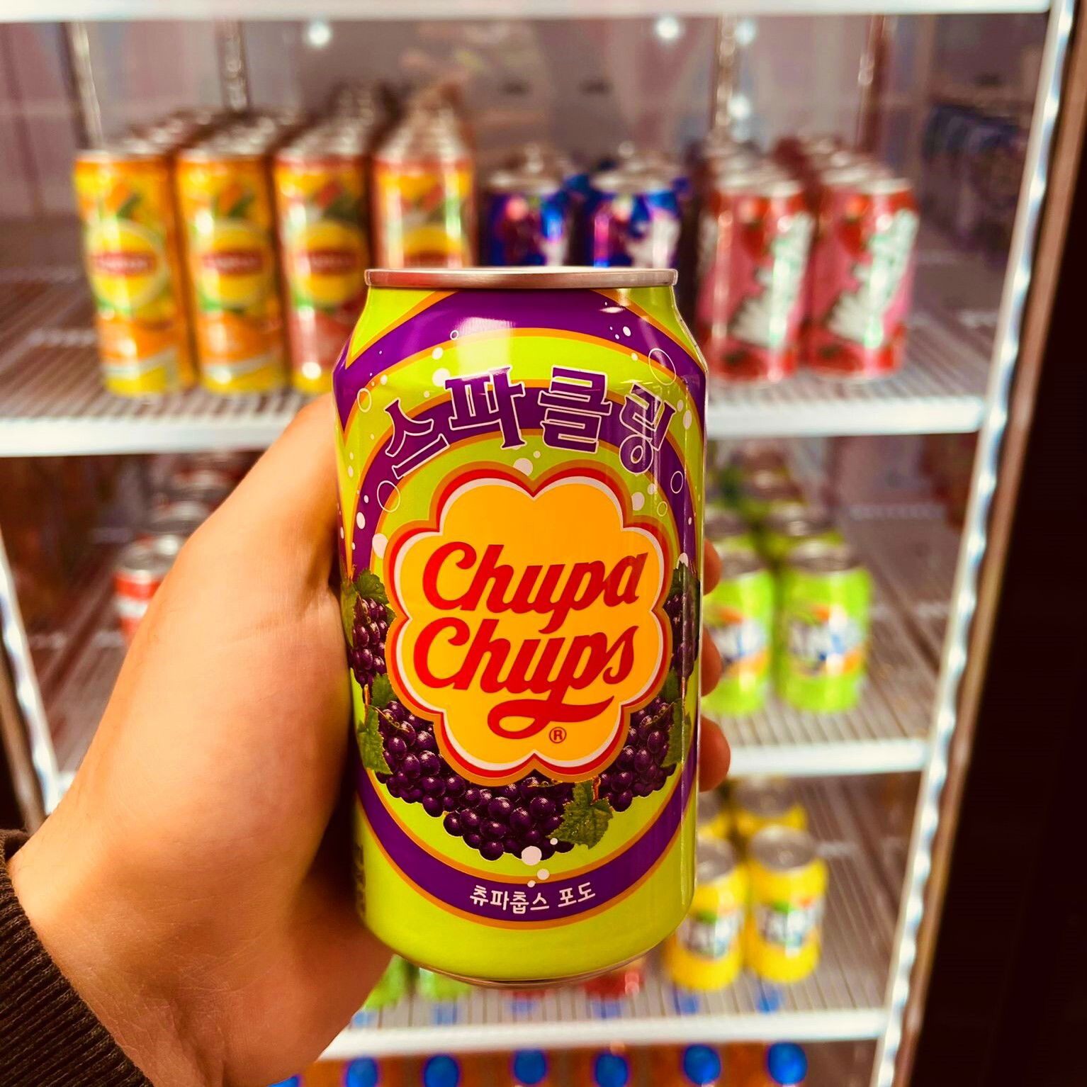 Chupa Chups Exotic Soda Grape Korea