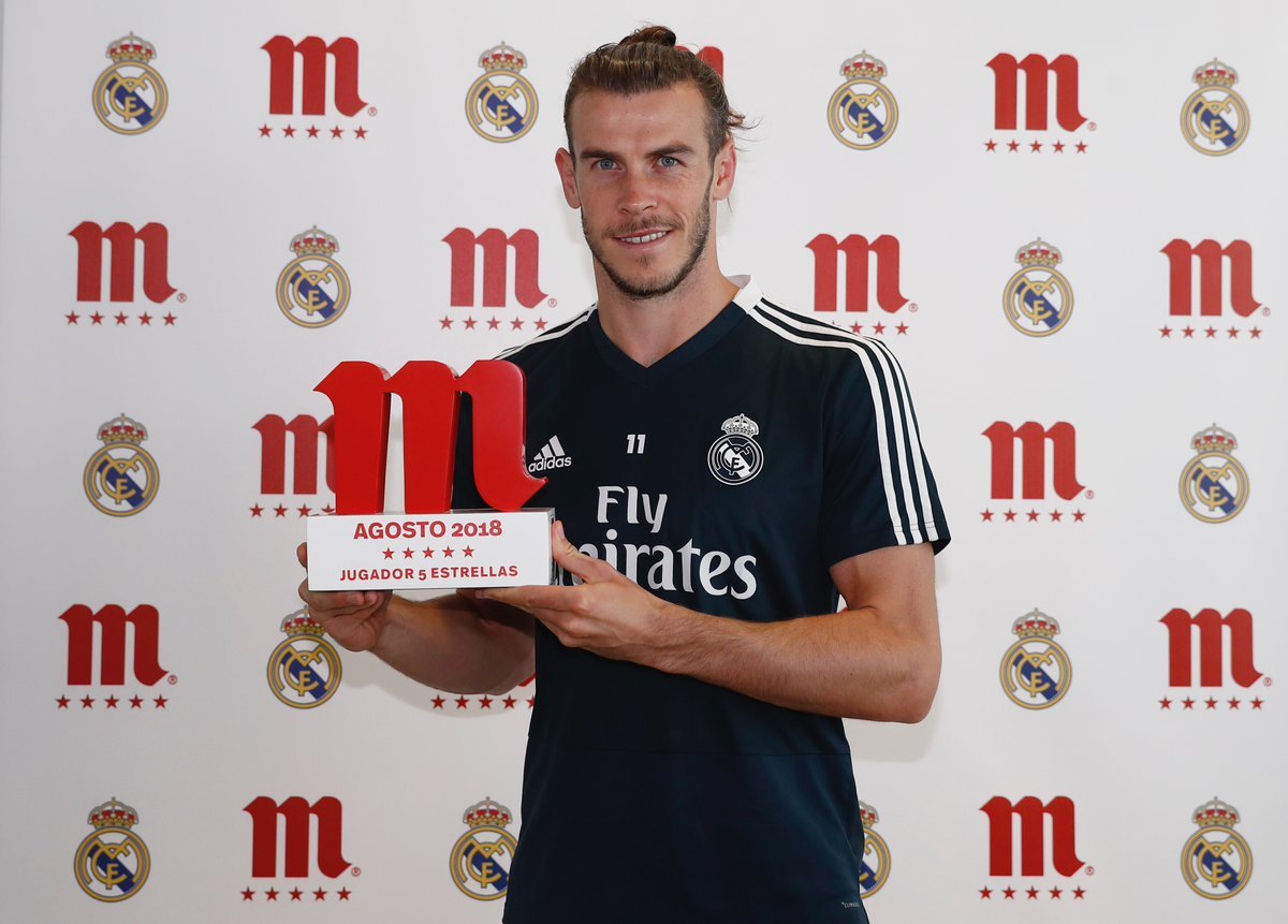 Bale, mejor jugador de Agosto en el Real Madrid