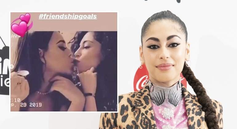 Mina El Hammani, sobre su beso con Danna Paola ('Élite'): "La amo, es mi hermana y que nadie me la toque"