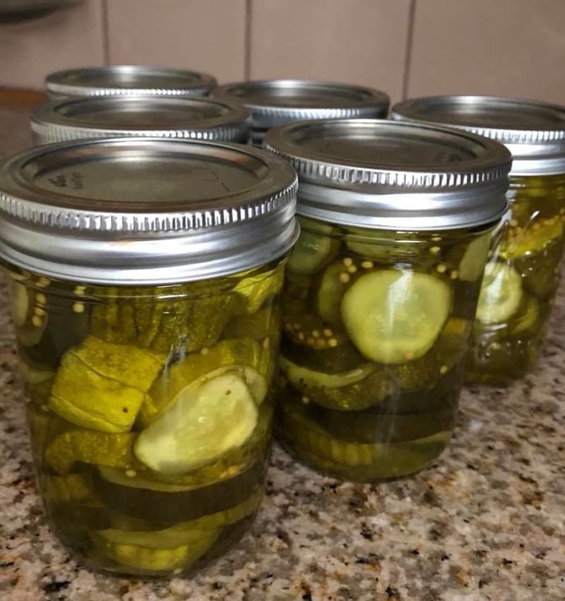 Pickles -  Bread & Butter, Dill and Spicy Dill Pickles