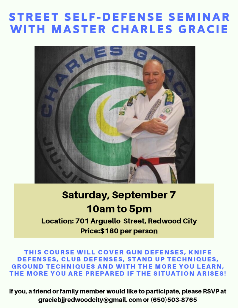 Street Self-Defense Seminar with Master Charles Gracie