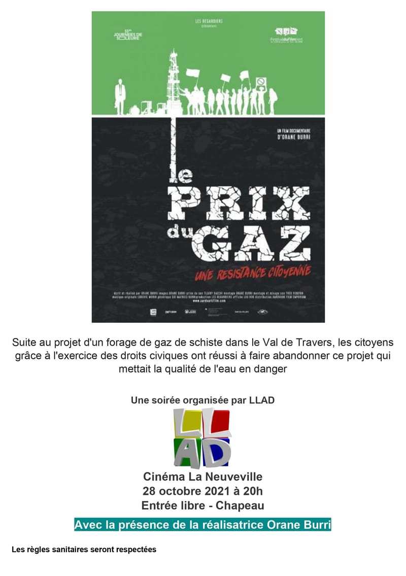 Film: Le Prix du Gaz