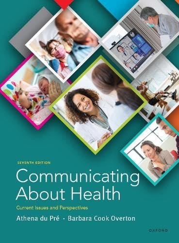 (opţional) „Communicating about health: Current issues and perspectives” (6th Ed.), 2020, New York: Oxford Press.