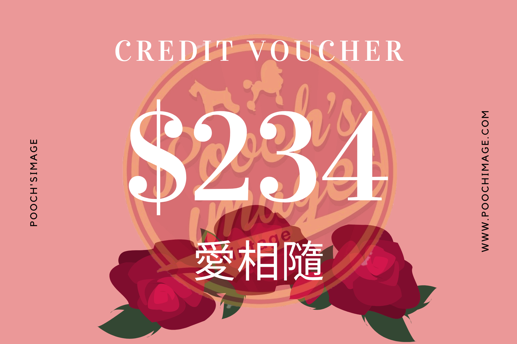 $234 E-CREDIT VOUCHER (Follow you with love)