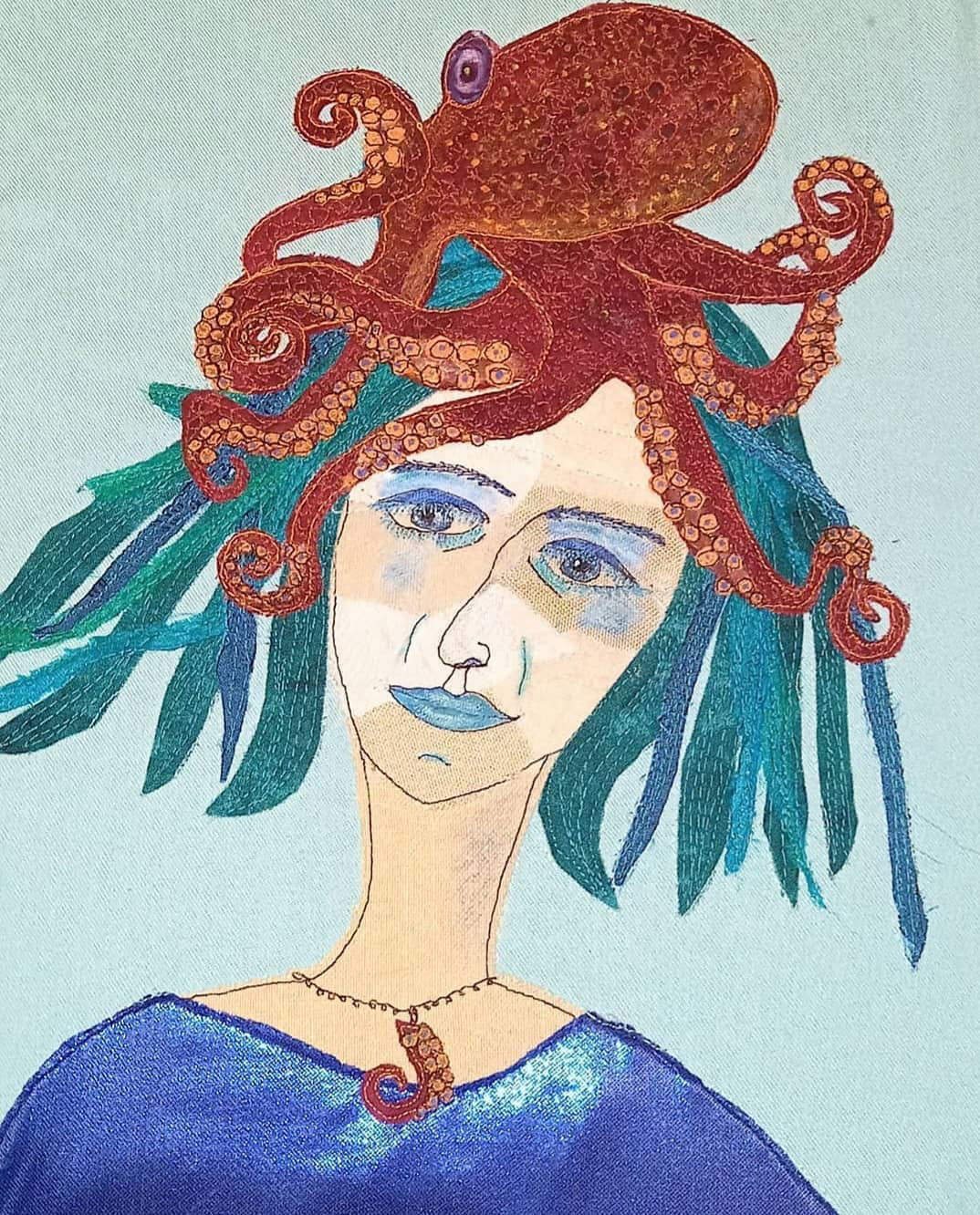 Octopus Lady  SOLD