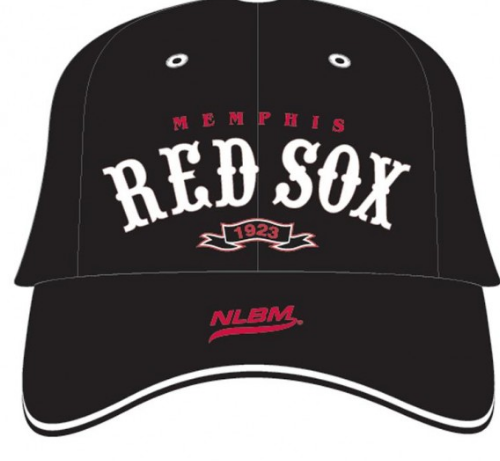Baseball cap from the Memphis Red Sox. Memphis Red Sox baseball
