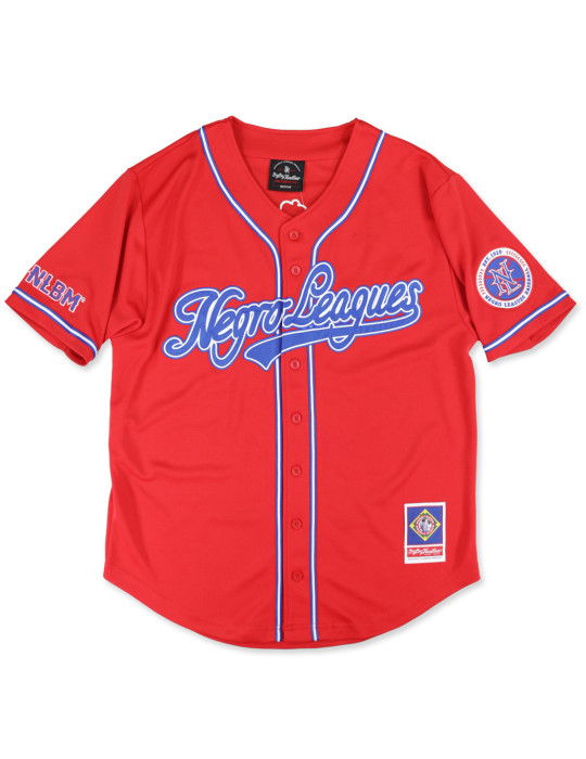 NLBM COMMEMORATIVE BASEBALL JERSEY_RED TheYNLBPTraveling Exhibit