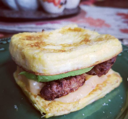 Egg Muffin Keto  Breakfast "Sandwich"