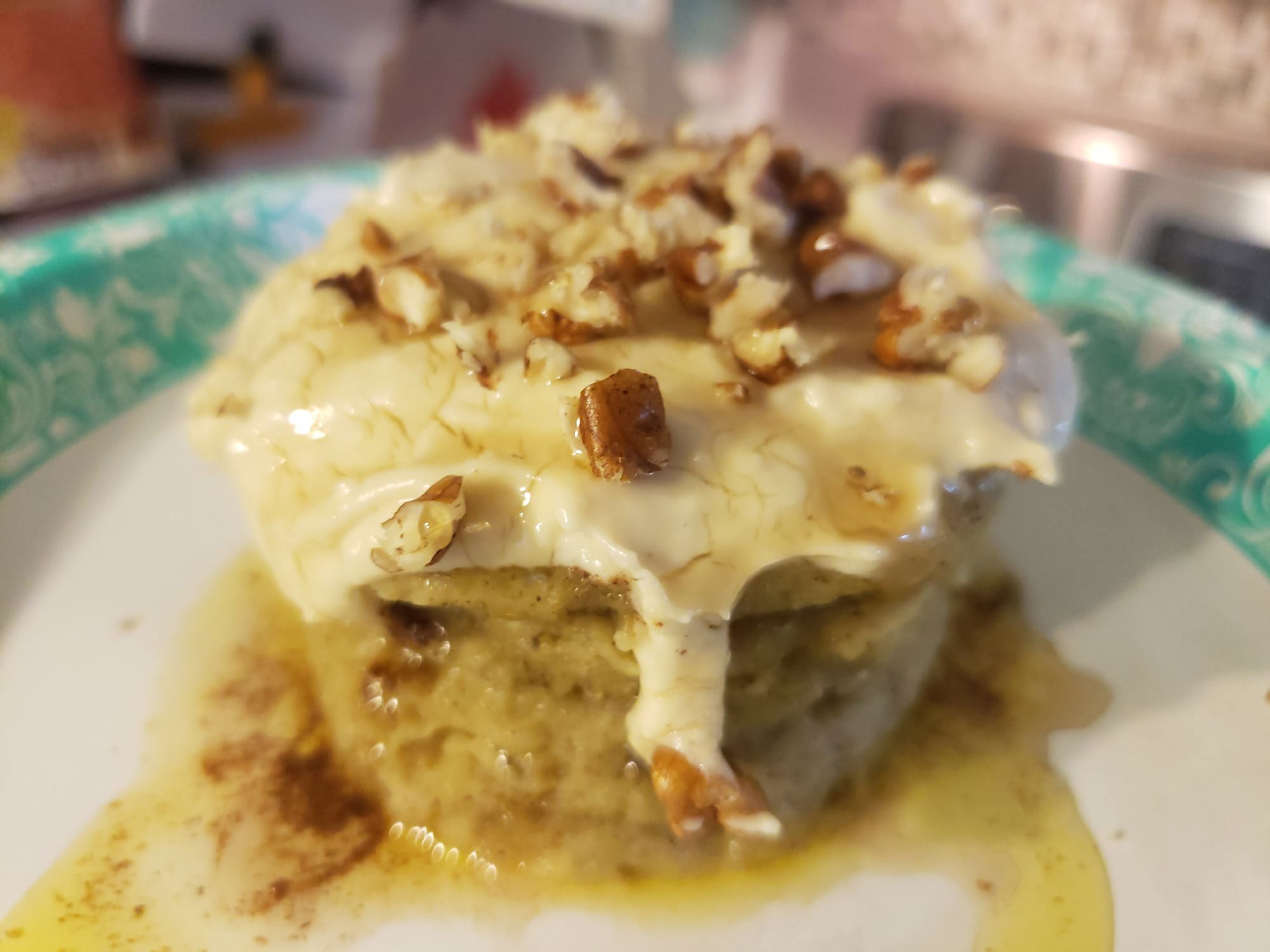 Keto Cinnamon Roll - Mug Cake (90 secs)