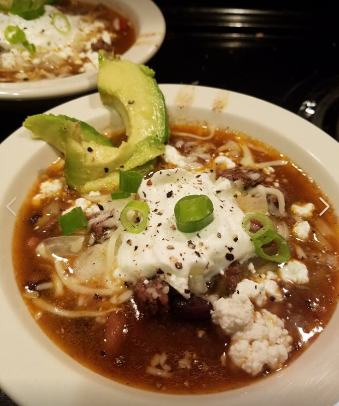 Keto Spinach Chili