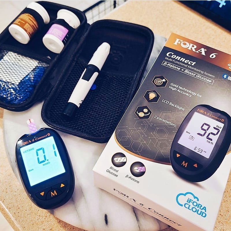 Foracare Glucose + ketone Blood monitor