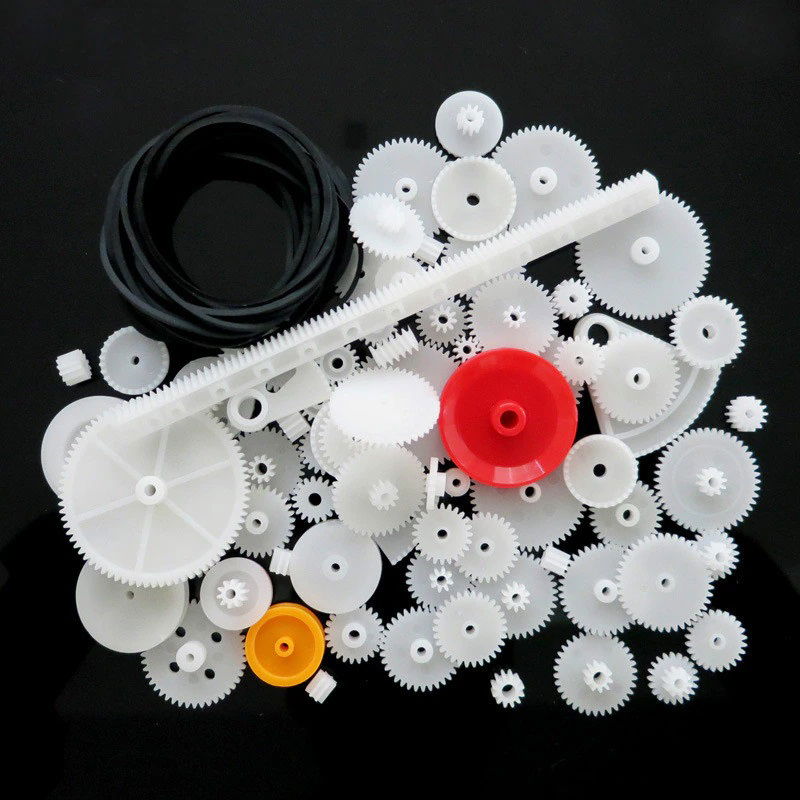 81PCS Gear Pack Set Gearbox Plastic Motor Gear Pack For Robot
