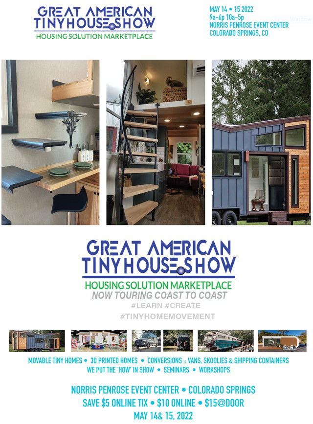 Great American Tiny House Show Norris Penrose Colorado Springs Event