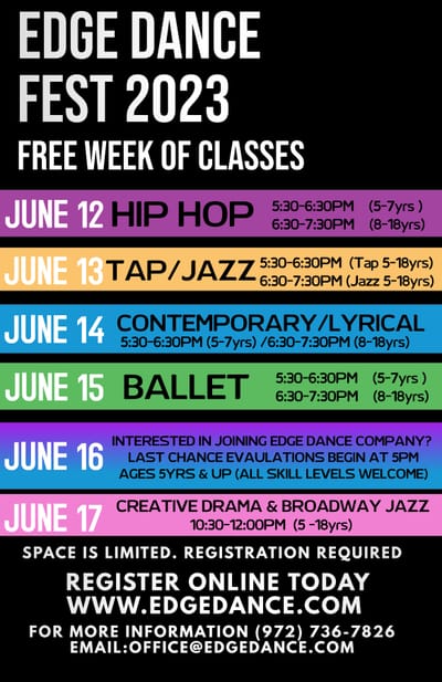 Edge Fest Classes 5-18ys image