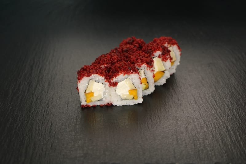 189. Red vegetarian roll