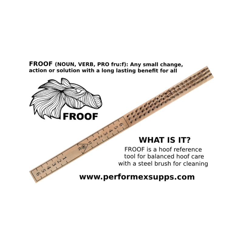 Froof hoof measuring tool Performance Horse Supplements LLC