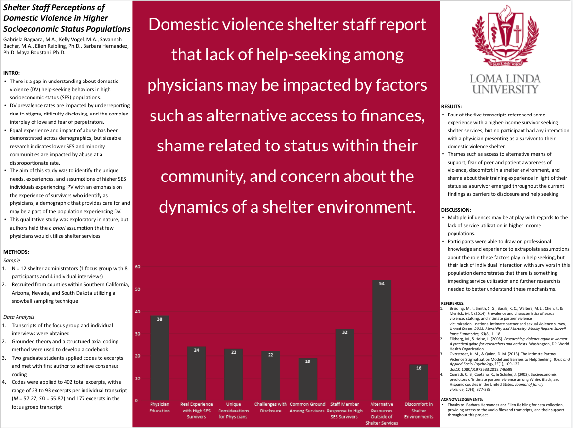 Shelter Staff Perceptions of Domestic Violence in Higher Socioeconomic Status Populations
