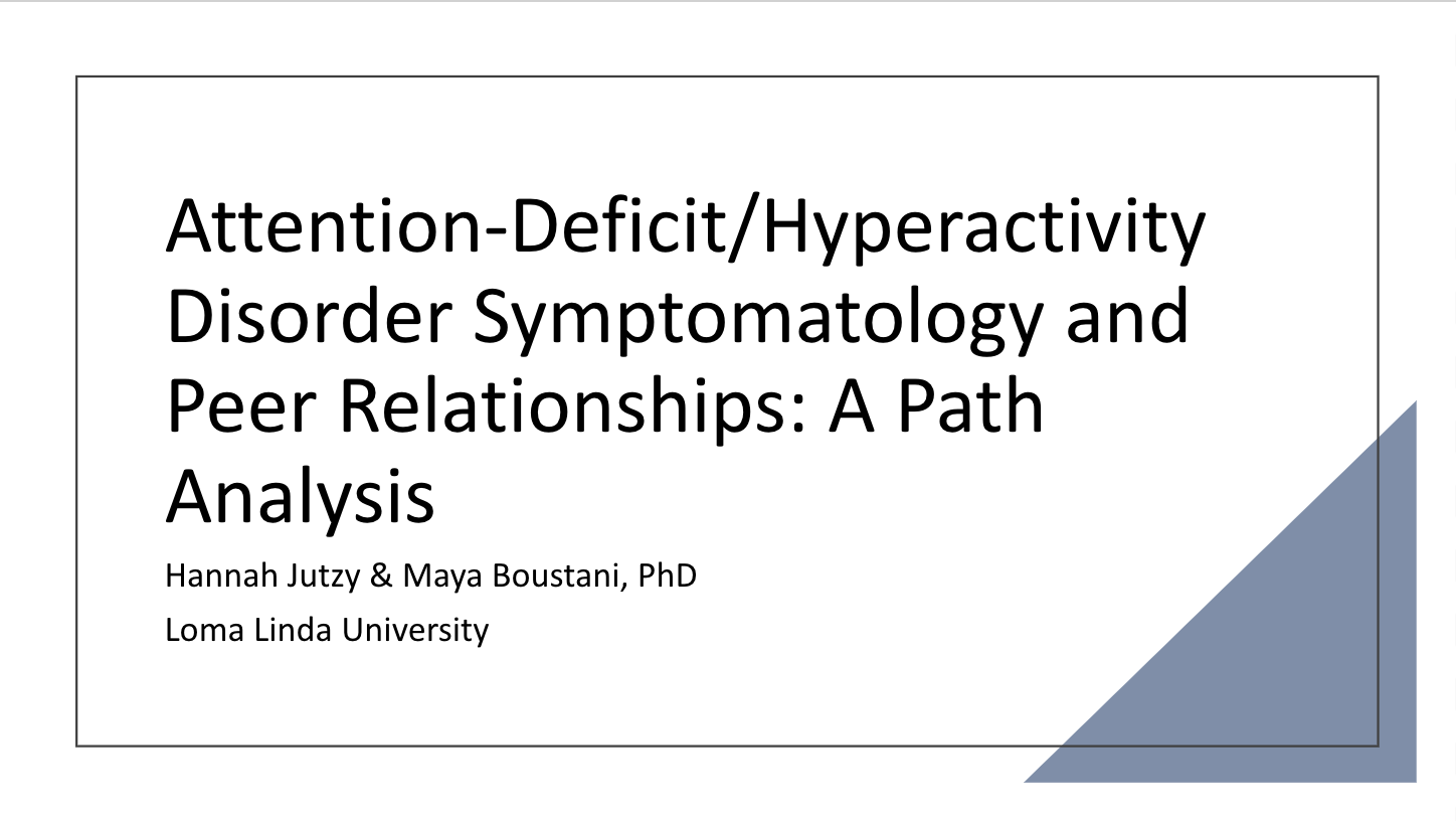 Attention-Deficit/Hyperactivity Disorder Symptomatology and Peer Relationships: A Path Analysis