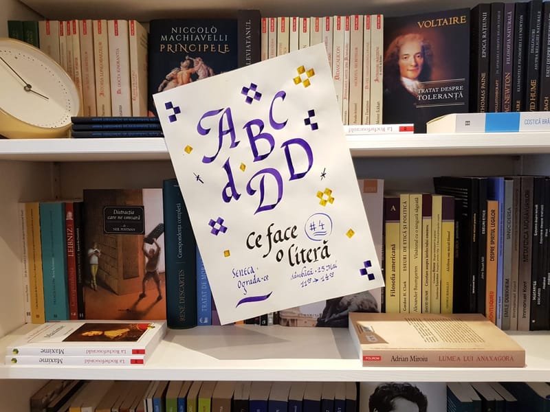 Ce Face o Literă - Atelier de lettering și caligrafie