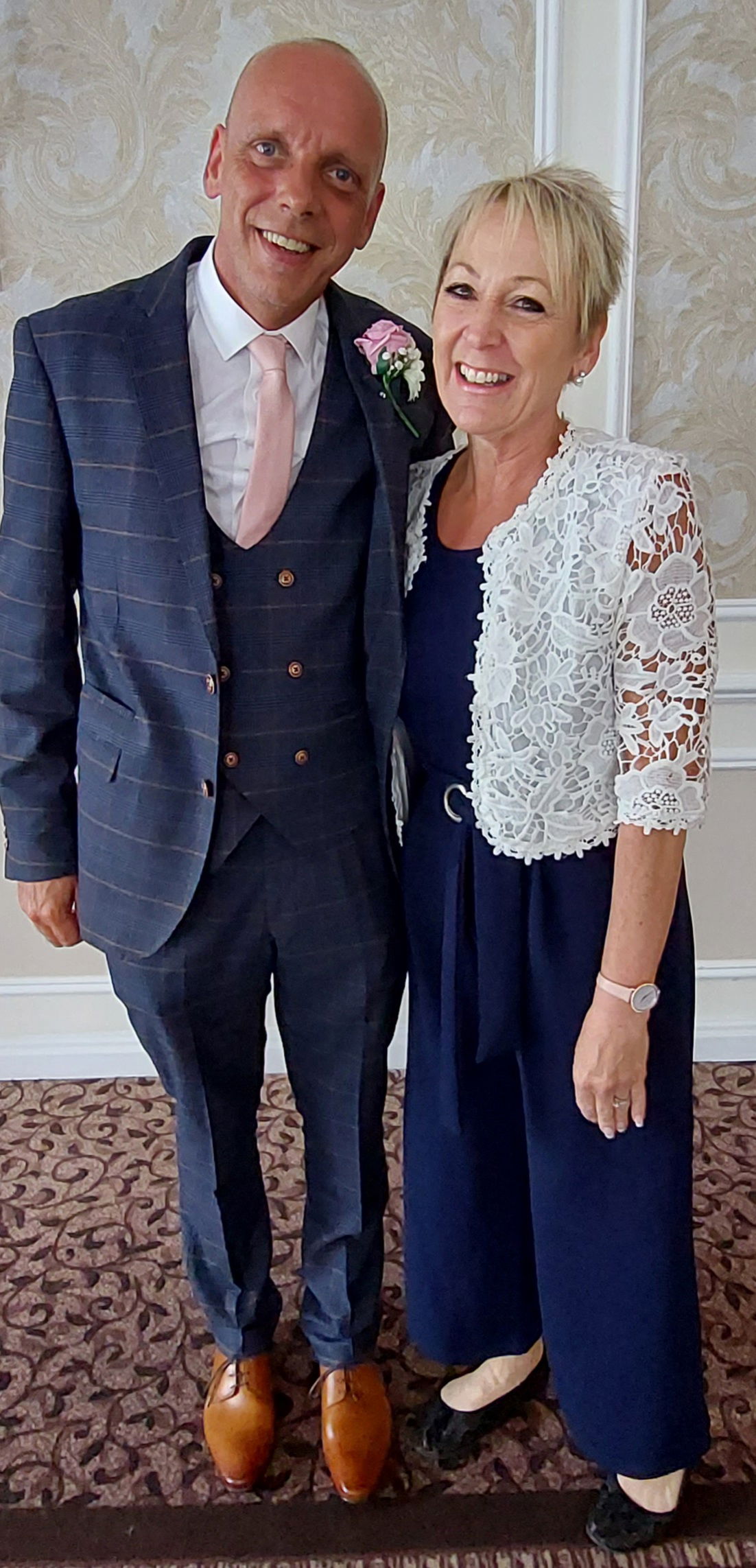 Lord B & Me prior to ceremony _Ringwood Hall, Chesterfield