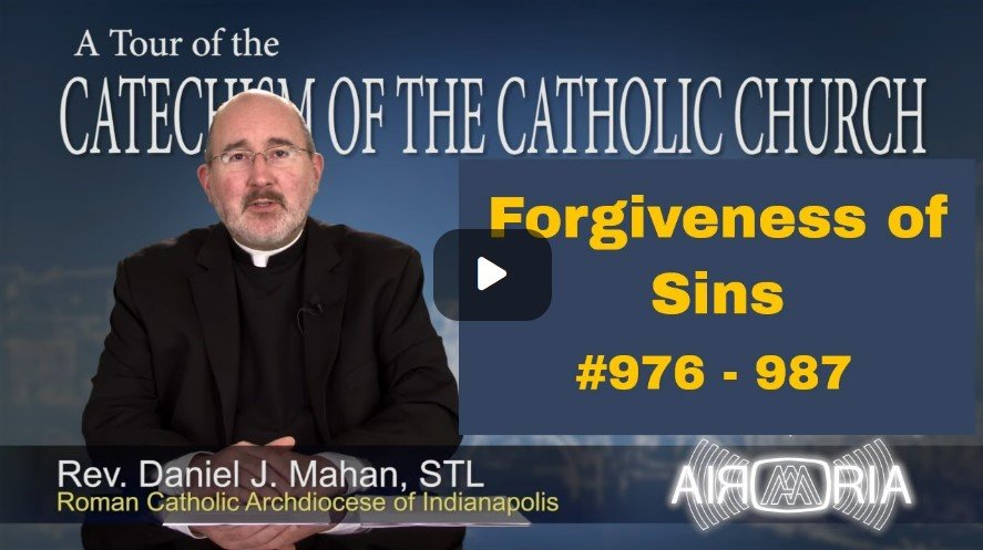 Catechism Tour #30 - Forgiveness of Sins