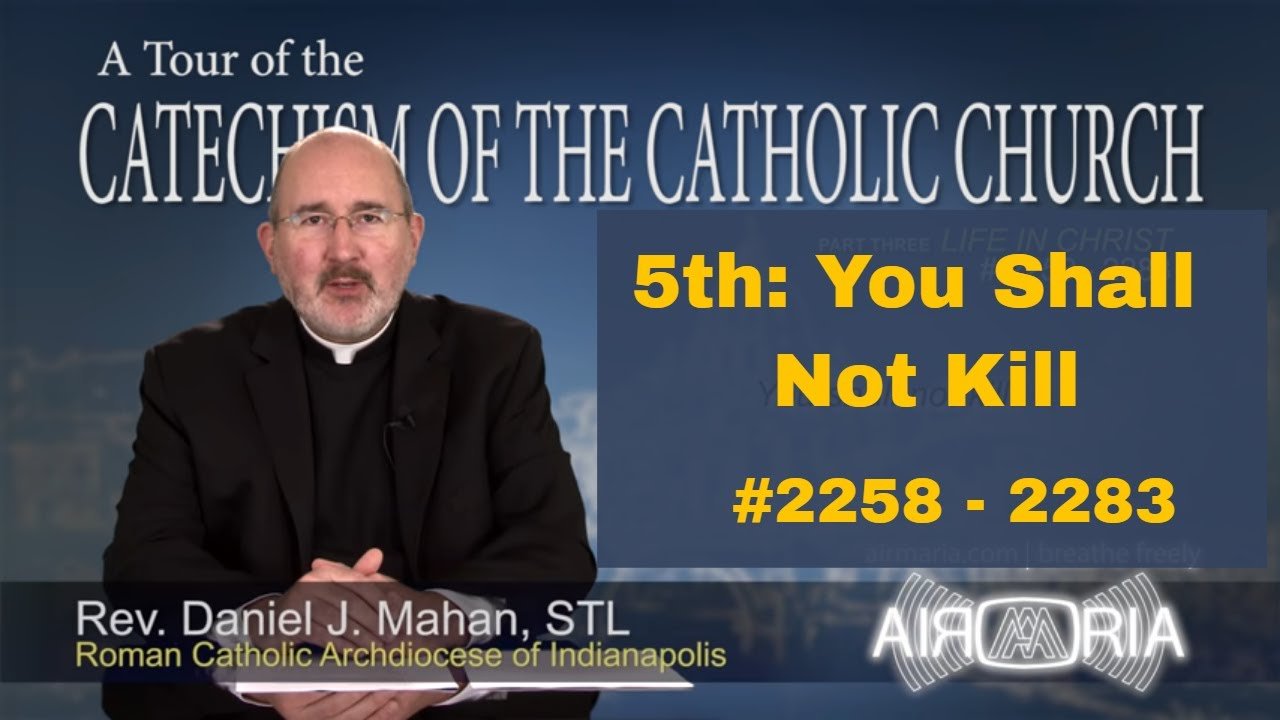 Catechism Tour #84 - 5th Commandment - You Shall Not Kill