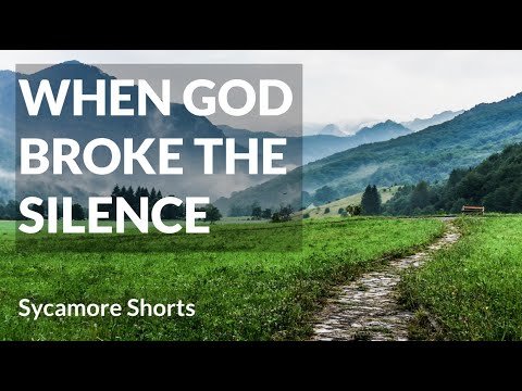 [3B] When God broke the silence