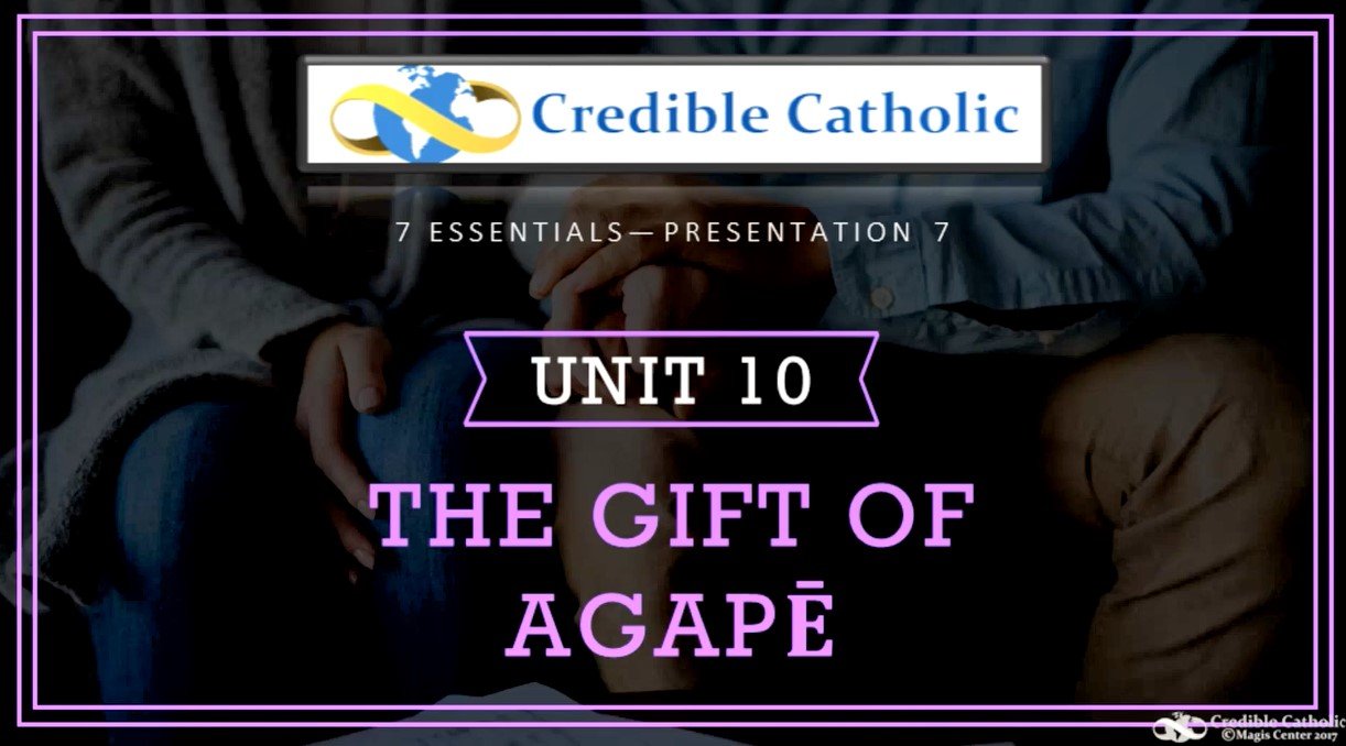 Essential 7—WHY WOULD AN ALL-LOVING GOD ALLOW SUFFERING? (10) - The Gift of Agape
