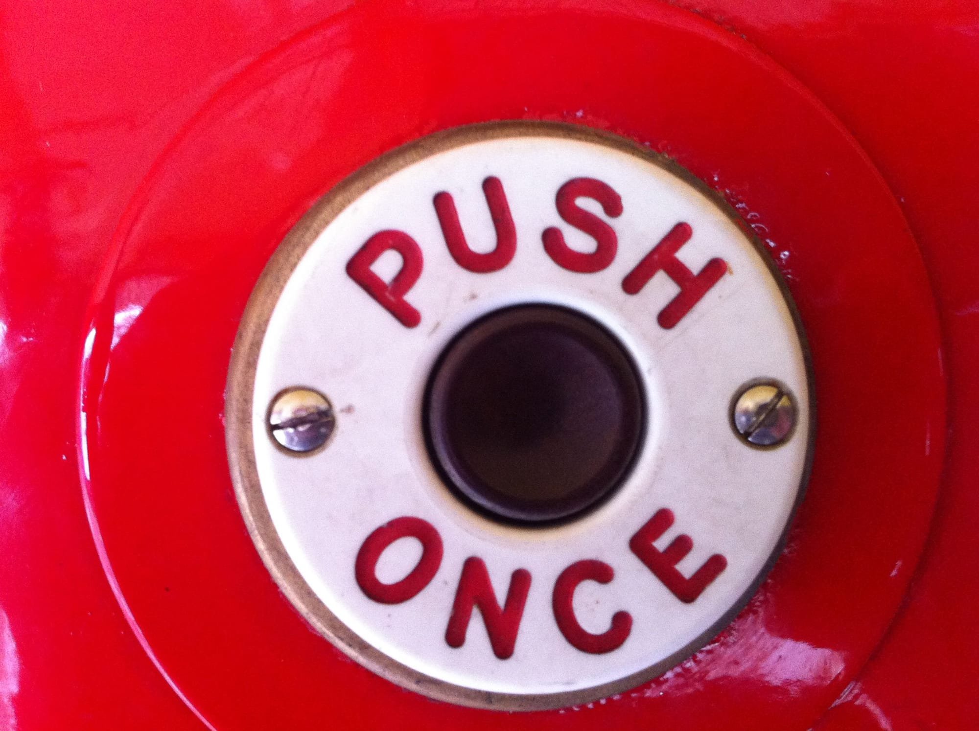 Routemaster Push Once Button