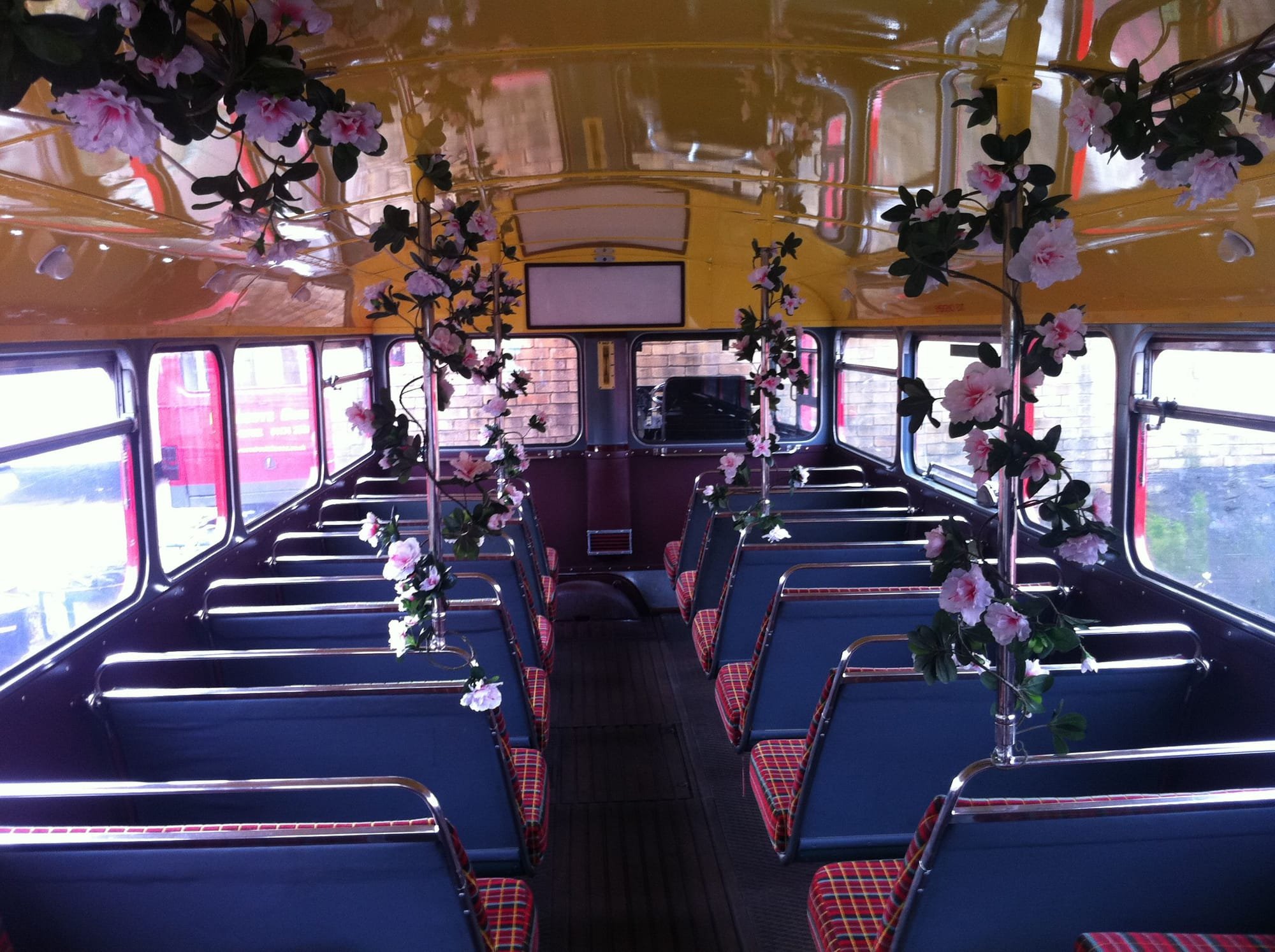 Interior Decorations on a Routemaster