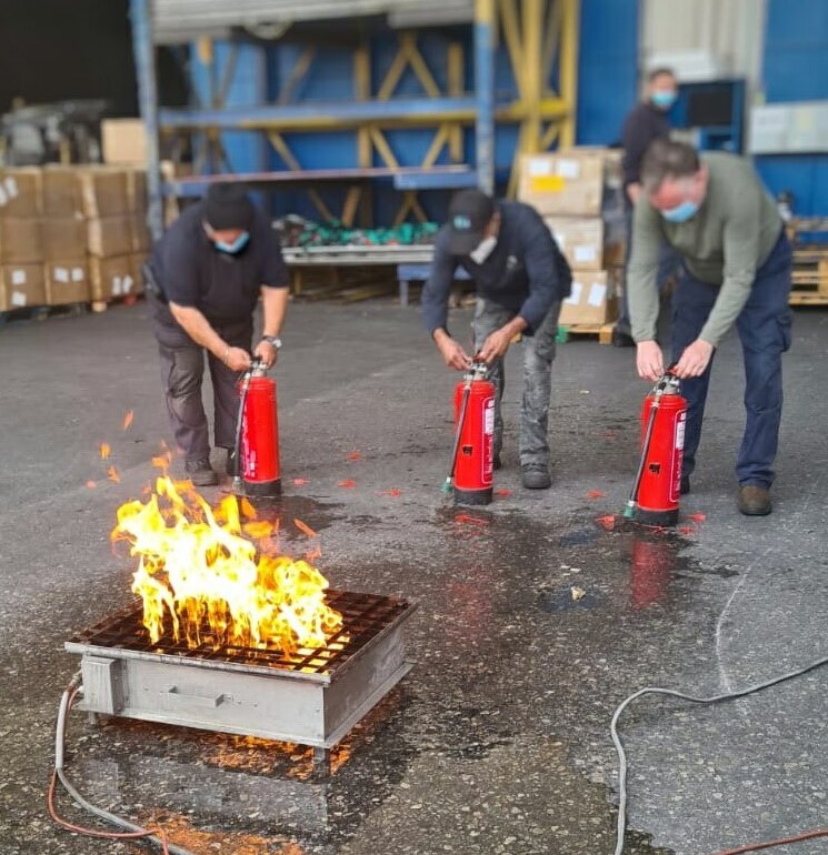 הדרכת כיבוי אש