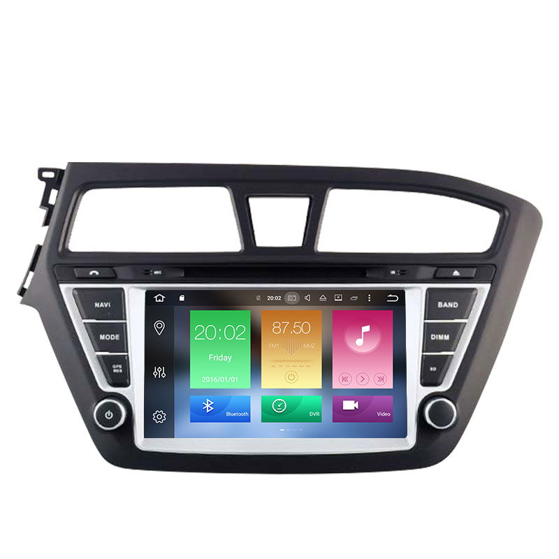 HYUNDAI i20 2015 Double Din Radio 8 Inch Android 8.0 with