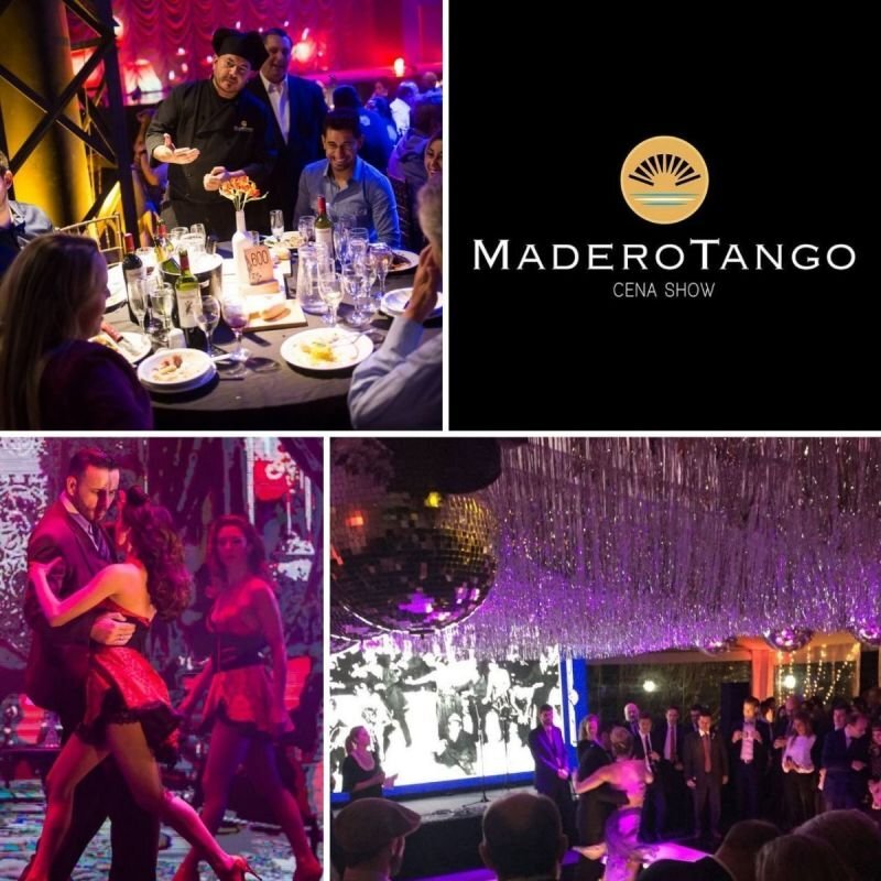 CENA SHOW TANGO PUERTO MADERO - MADERO TANGO