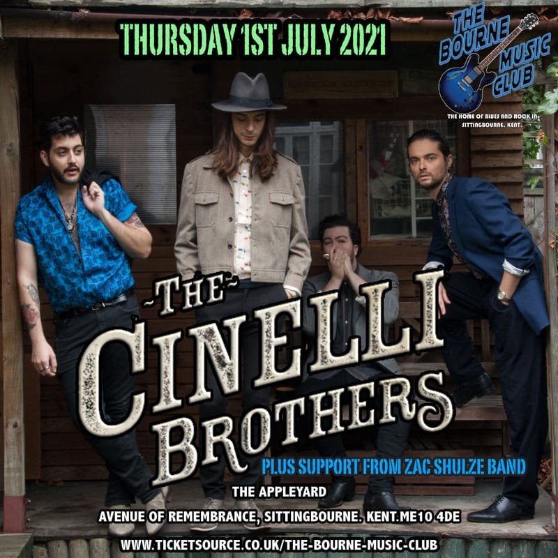 The Cinelli Brothers Live At The Bourne Music Club