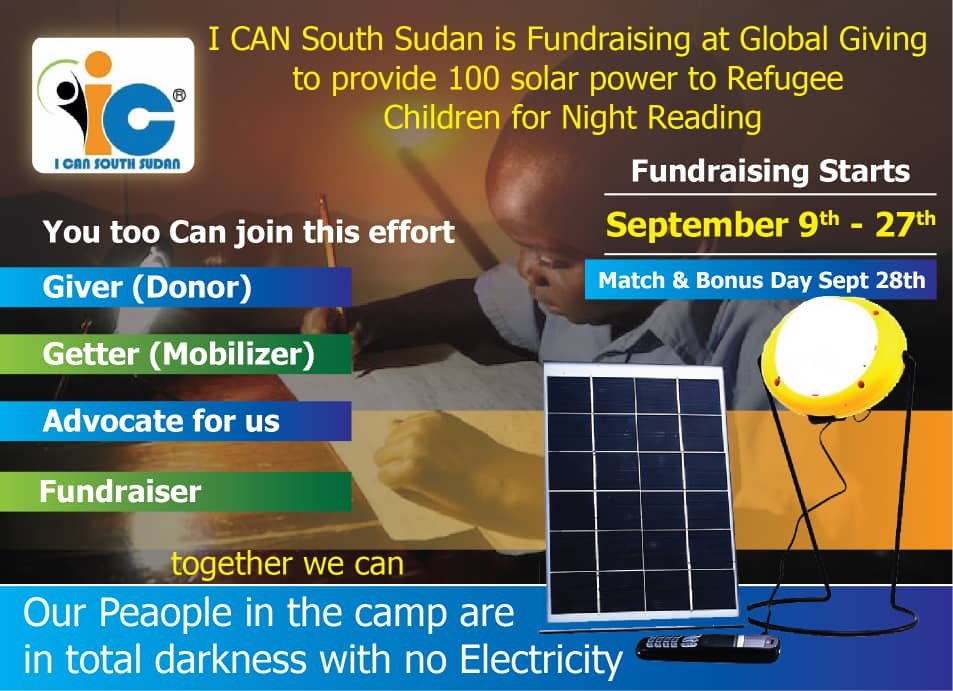 Donate to I CAN South Sudan on Global Giving