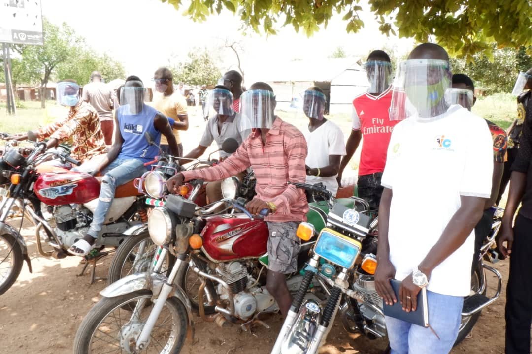 Distribution of 4,000 Face Shields to Community in Bidibidi Zone 1 and 2