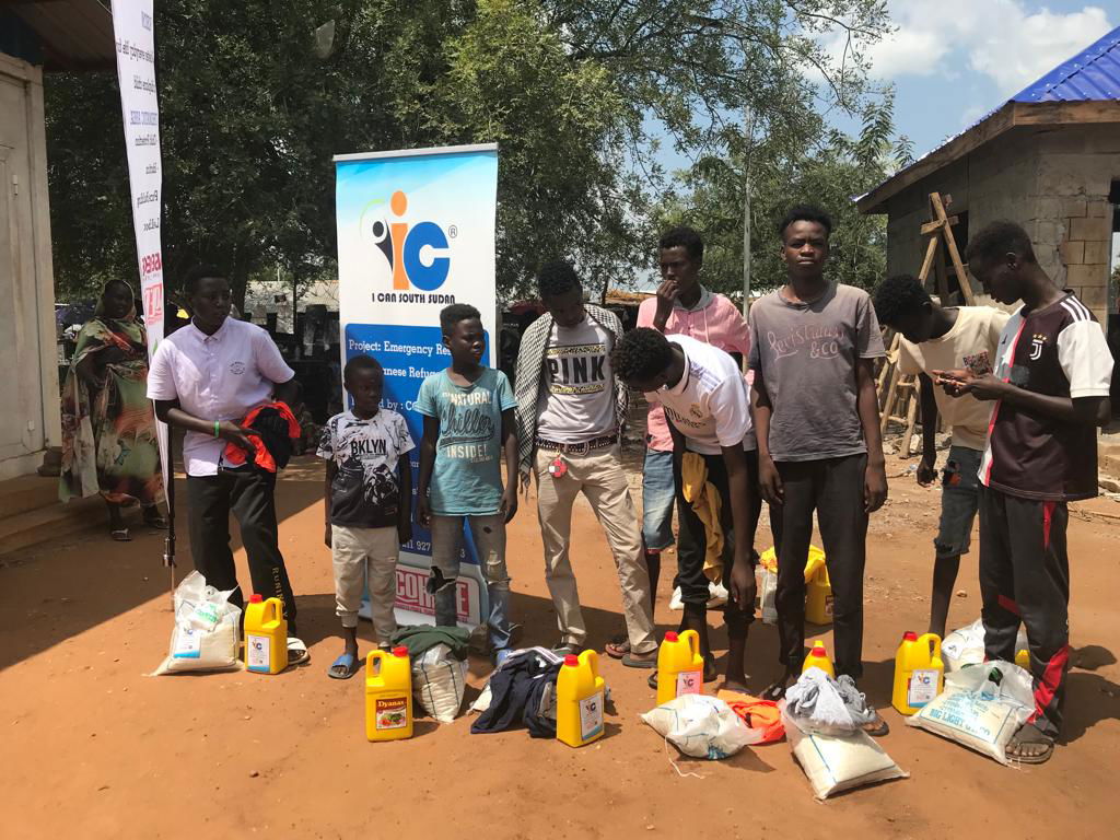 Relief Food Distribution at Gorom Refugee Settlement