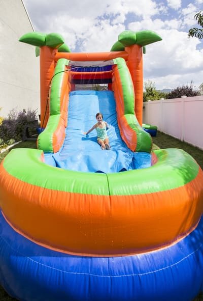 Hire inflatable water slides image