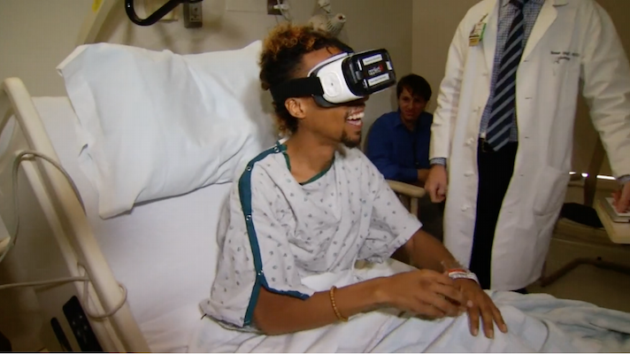 Virtual reality has the potential to improve one's health and well-being.
