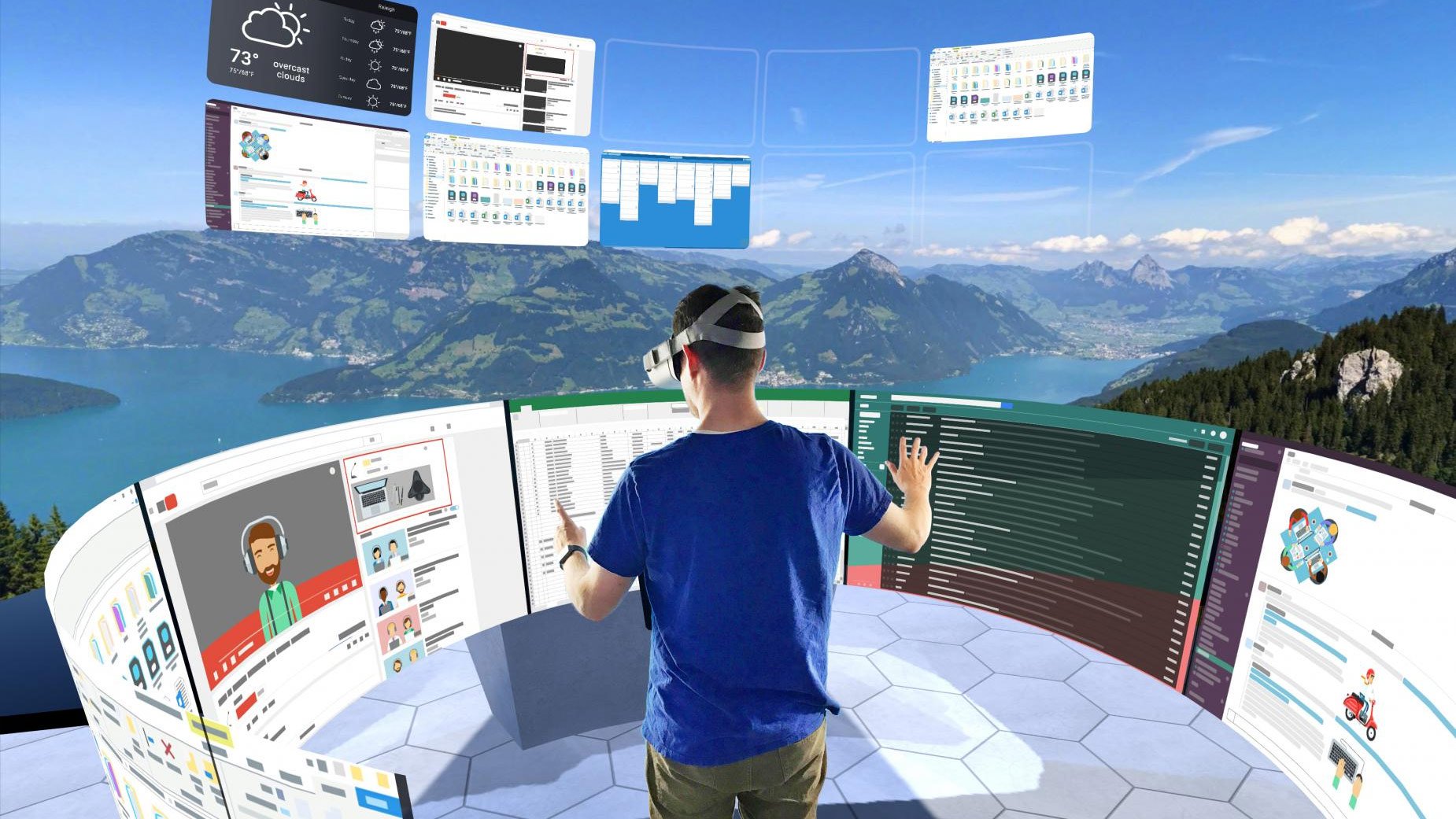Virtual reality apps are getting a boost from Microsoft.