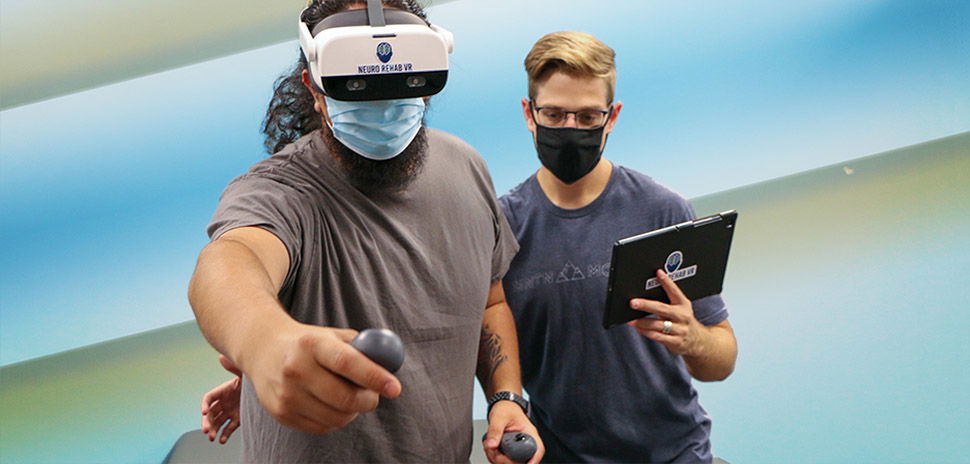 A virtual reality laboratory is the key to recovery.