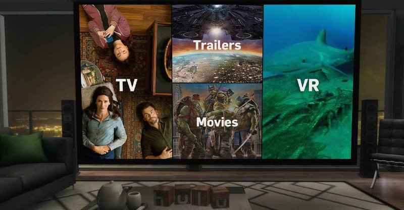 Is there anything in your virtual reality to watch Netflix and Hulu?