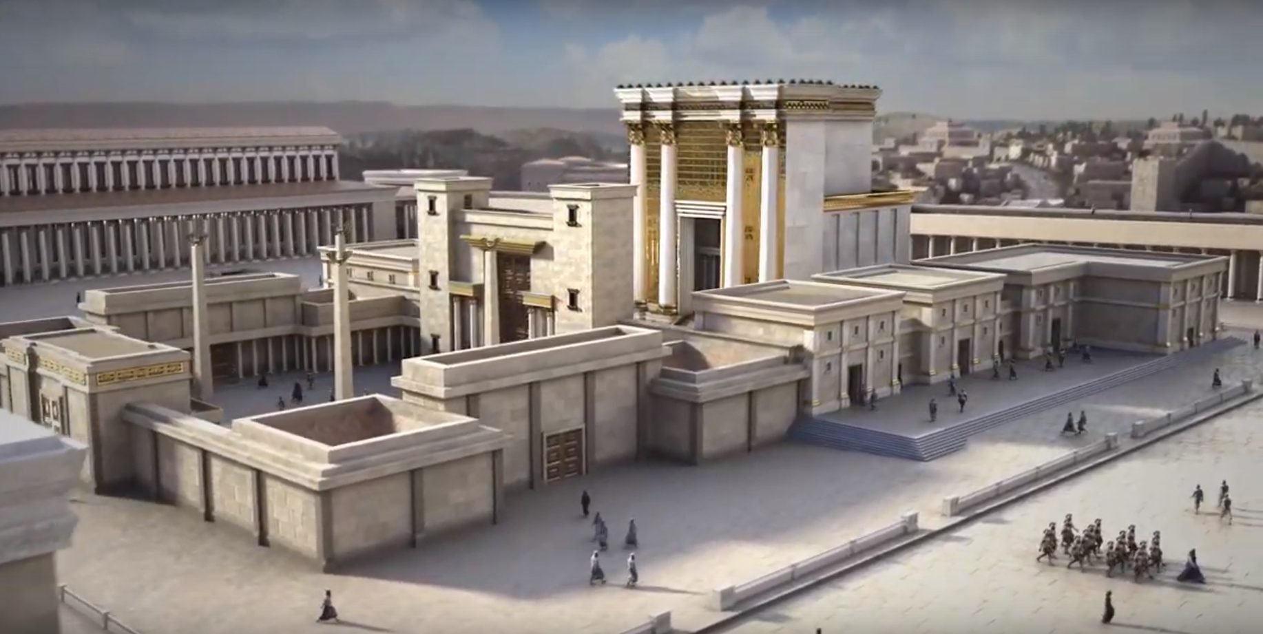 בית המקדש מתעורר לחיים: סיור מציאות מדומה בבית המקדש השני