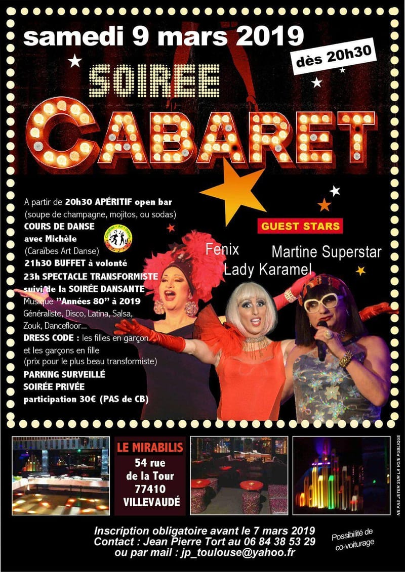 Soirée Cabaret au Mirabilis