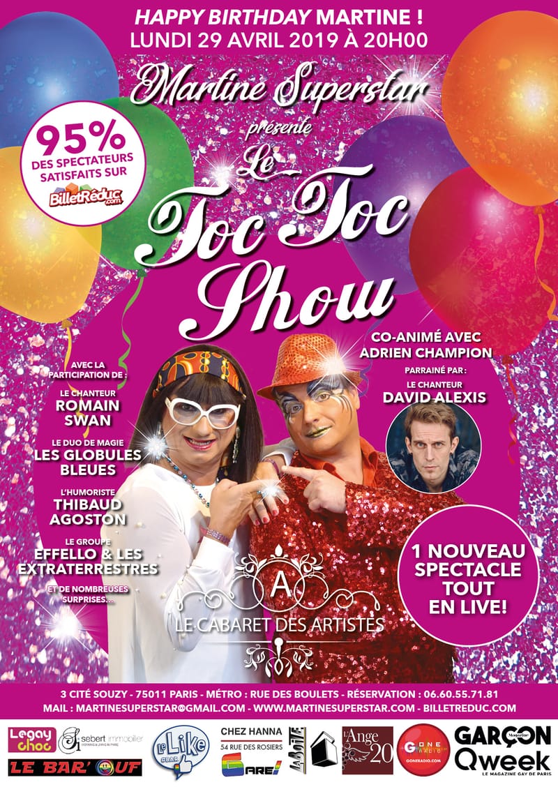 59ème Toc-Toc Show de Martine Superstar